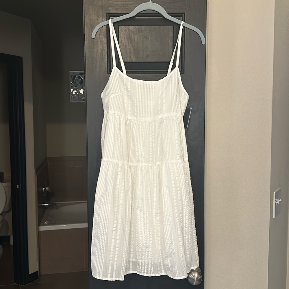 NWT SO White Babydoll Dress